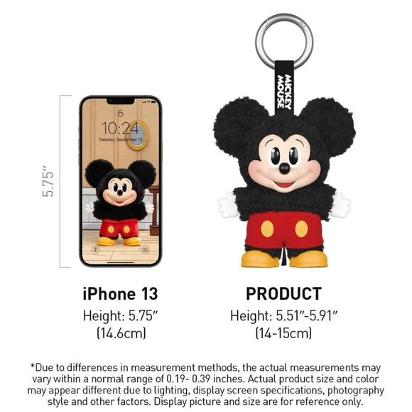 POP MART Mickey Family Cute Together PLUTO Keychain Series Figures Single Box - Picture 10 of 10